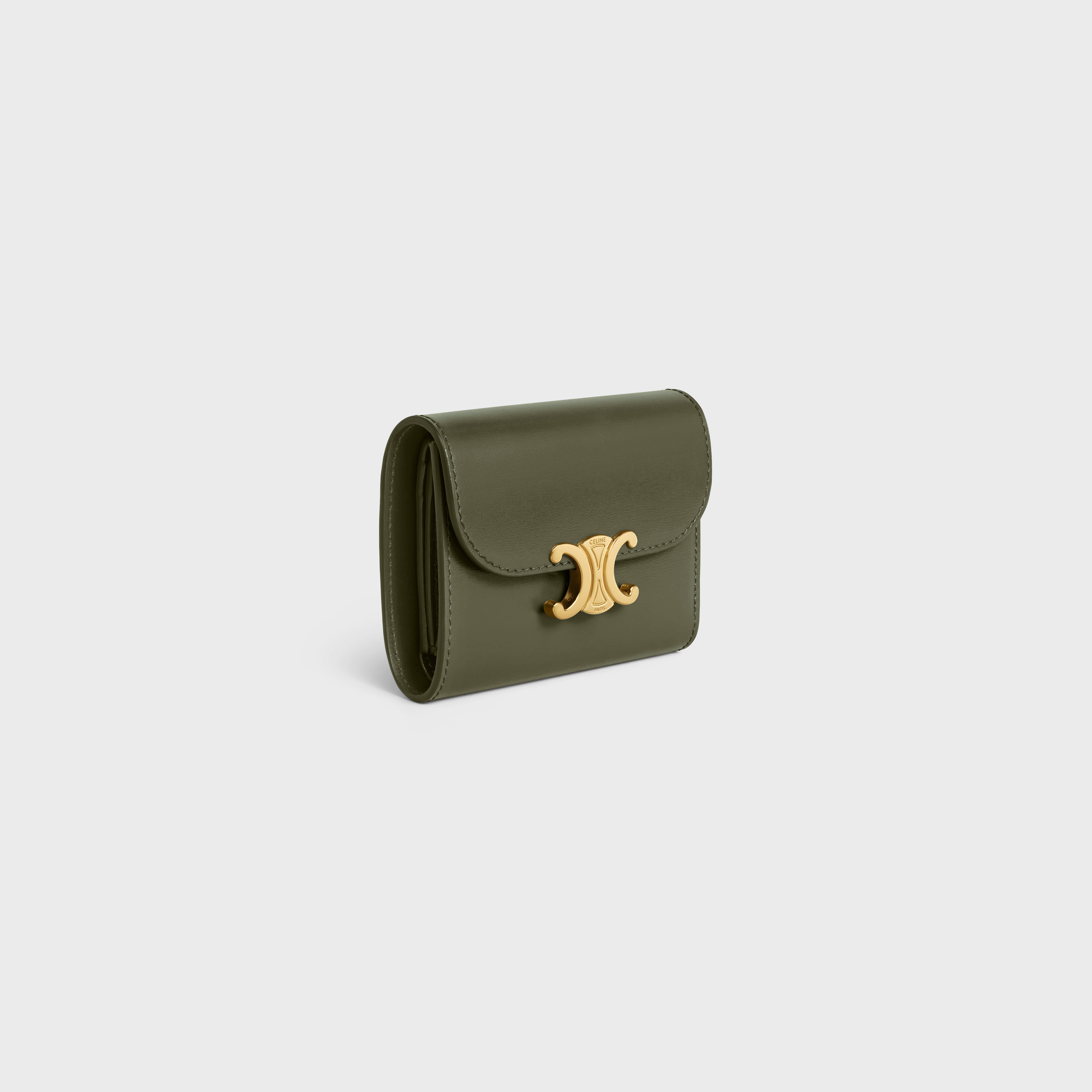 Small Wallet TRIOMPHE in Shiny calfskin - 2