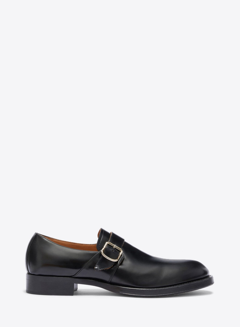 LEATHER MONK-STRAP SHOES 1