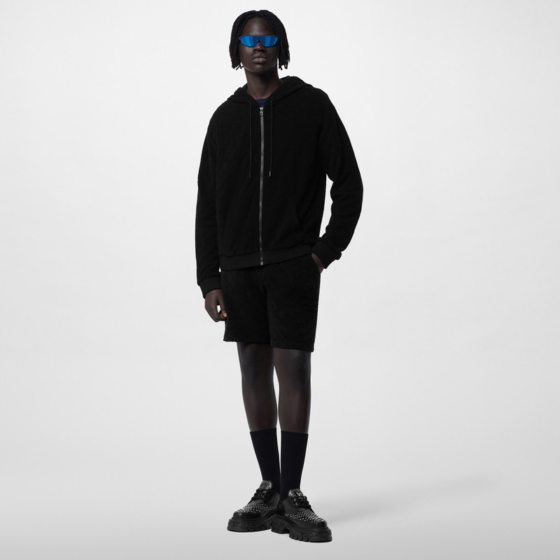 Louis Vuitton Monogram French Terry Zip-Through Hoodie outlook