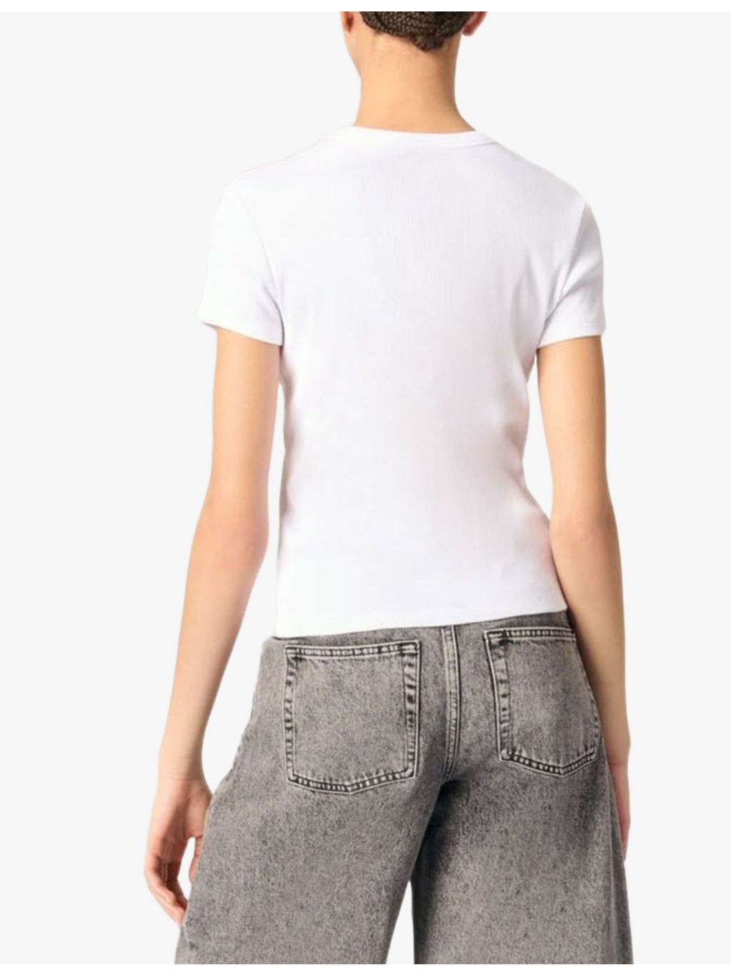 Clover-Embroidered Short-Sleeve Cotton T-Shirt - 4