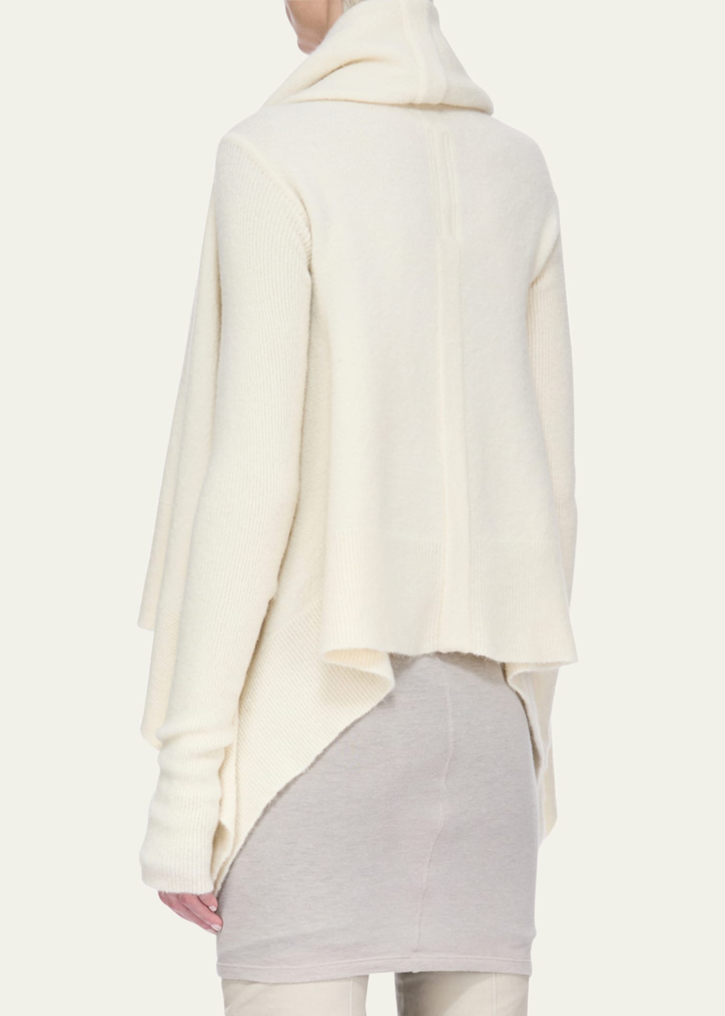 Wrap Asymmetric Cardigan - 3