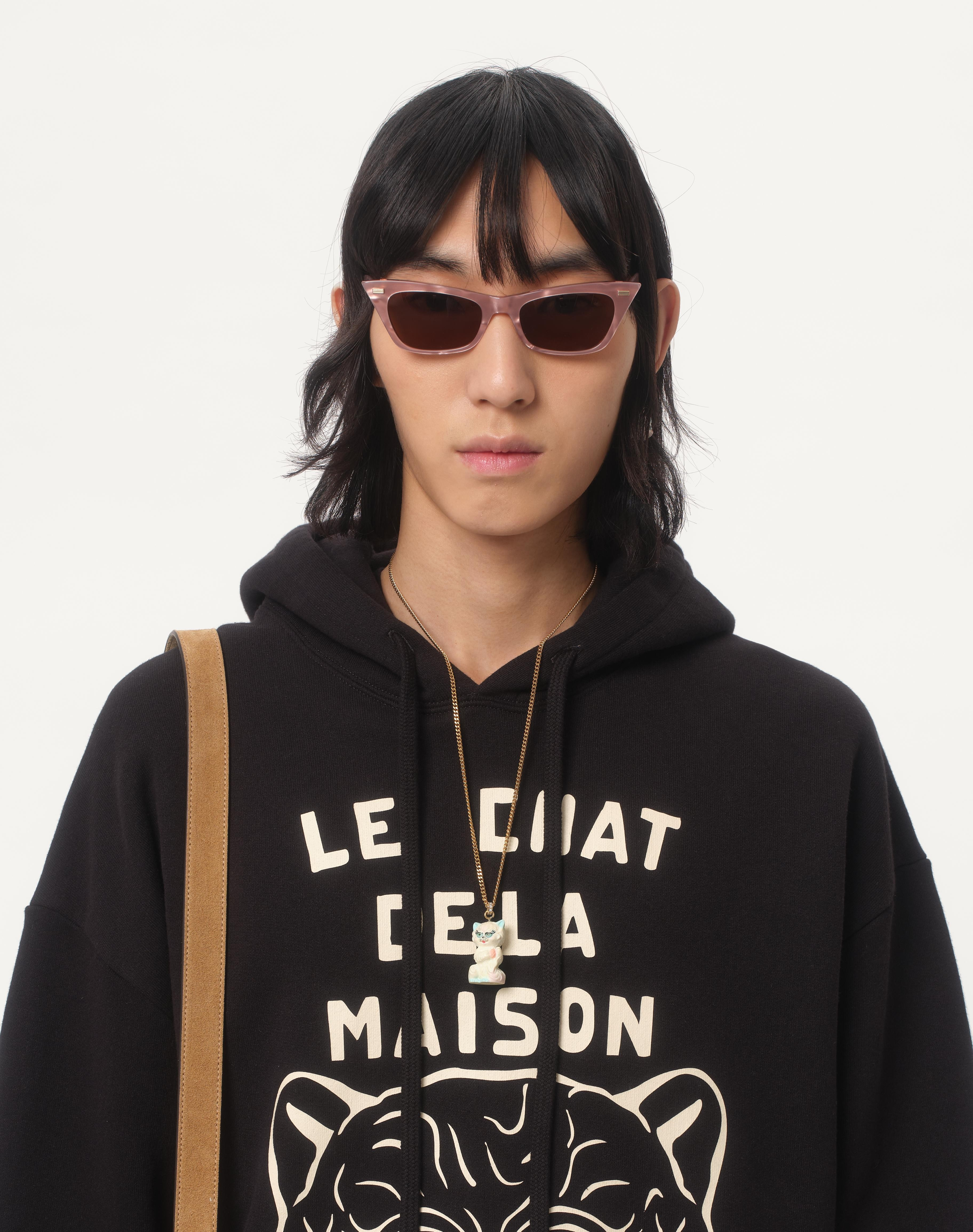 COTTON SWEATSHIRT WITH CHAT DE LA MAISON PATCH - 4