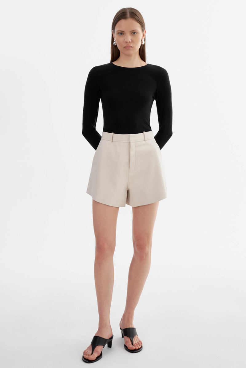 MARCIE | Leather Shorts 1
