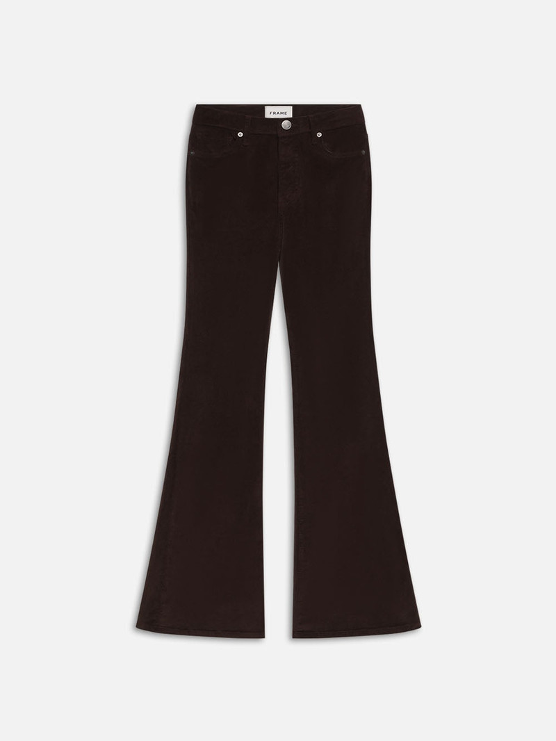 Le Easy Flare Corduroy in Espresso 1