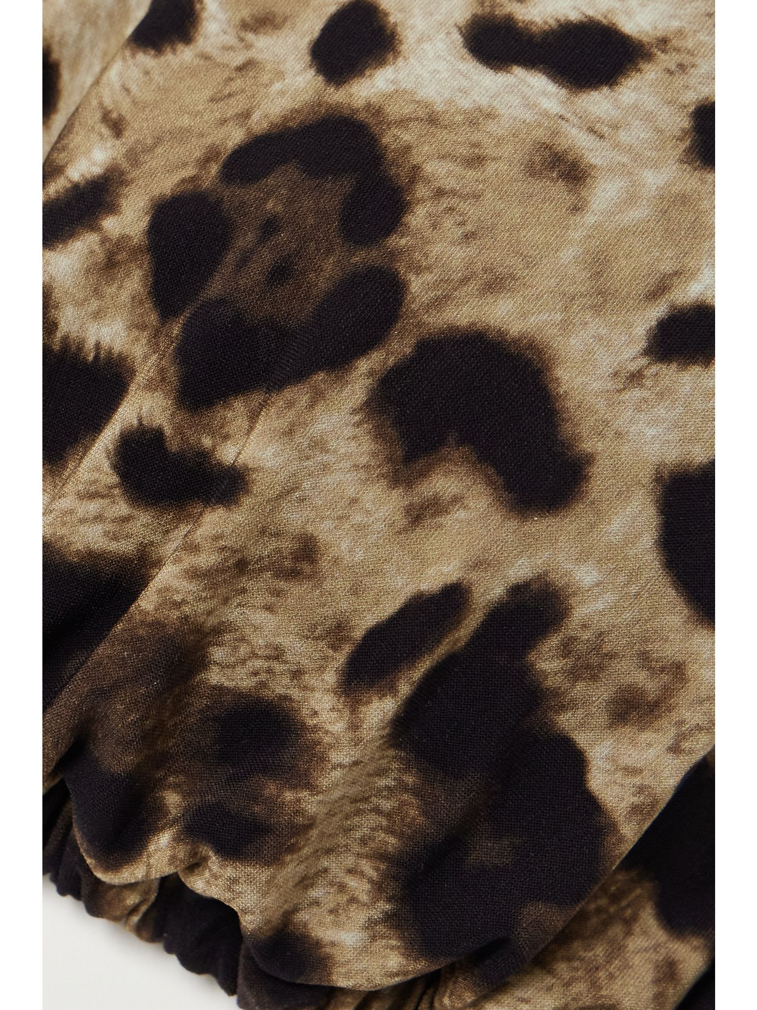 Leopard-print halterneck bikini top Leopard print - 4