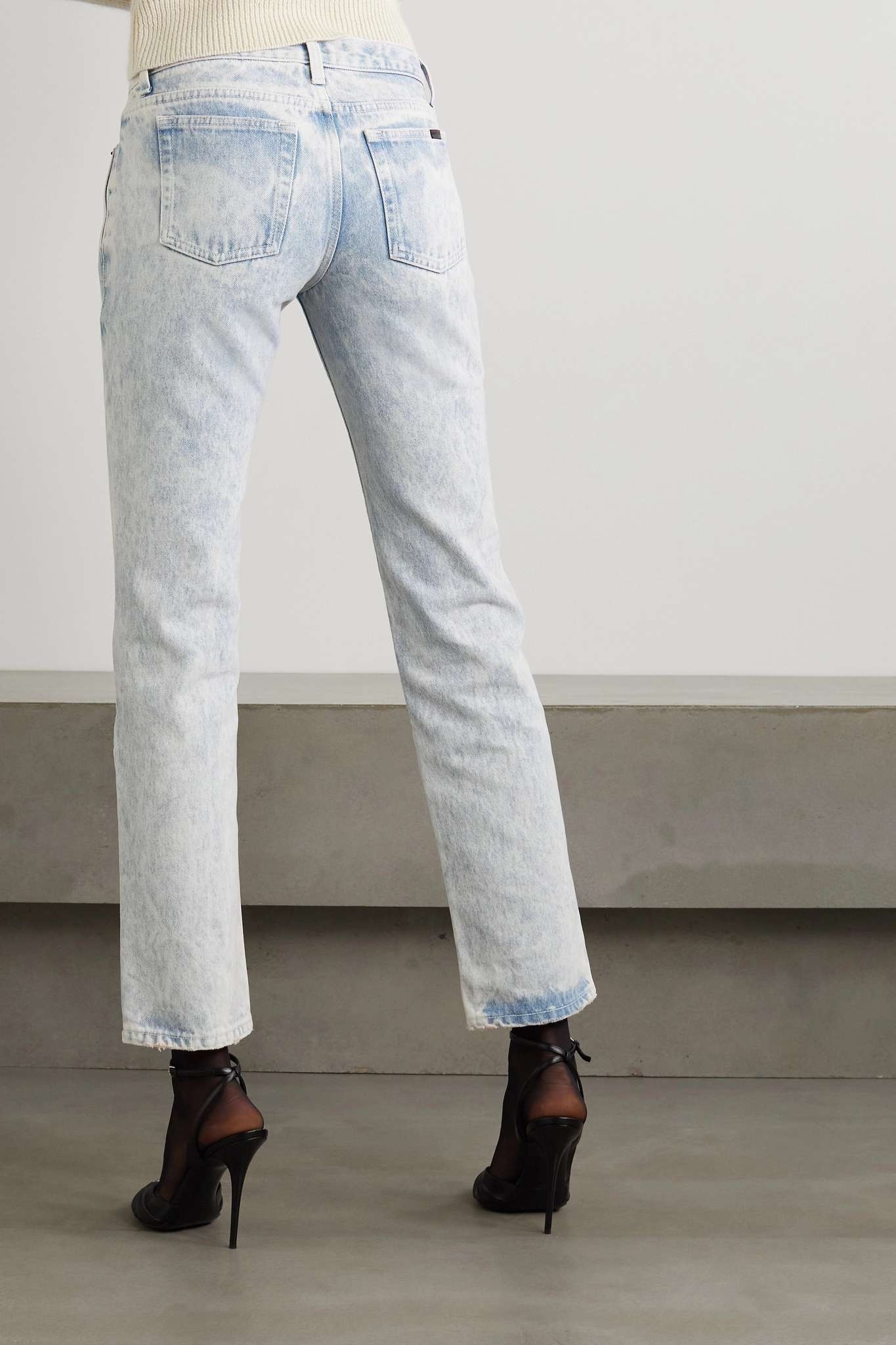 Low-rise straight-leg jeans - 4