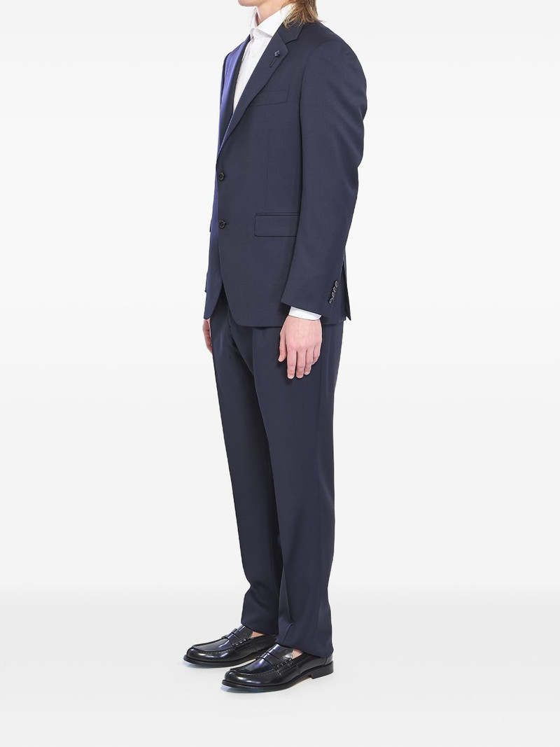 LARDINI single-breasted lapel pin suits outlook