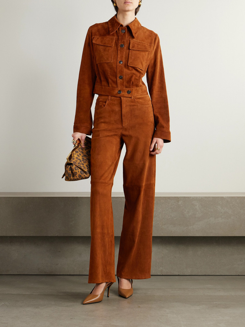 STOULS Léoncino Cropped Suede Jacket outlook