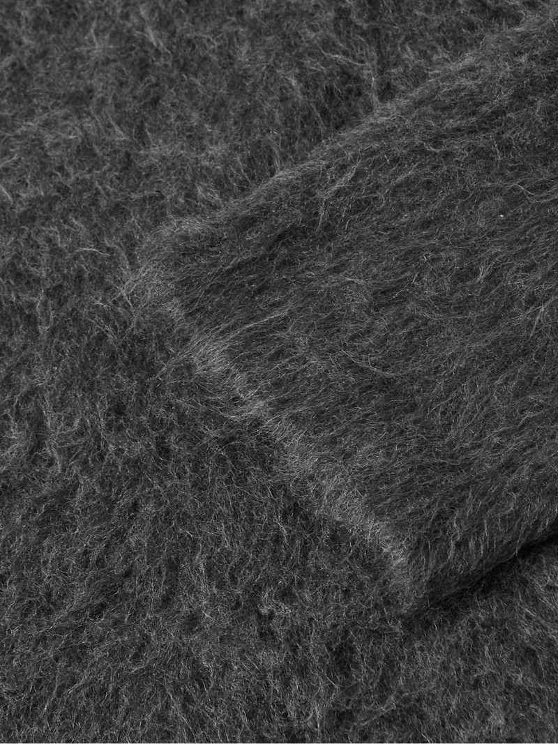 Brushed-Knit Zip-Up Cardigan 3