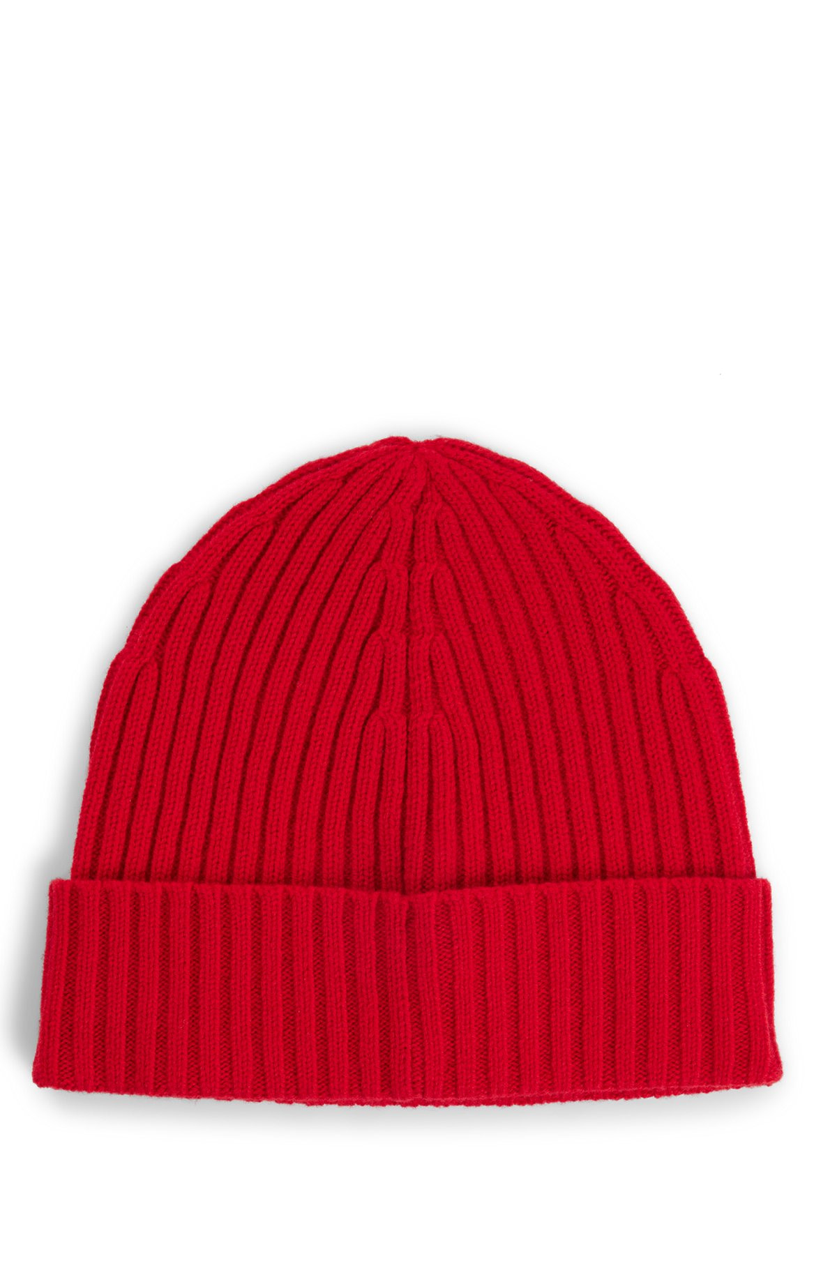 WOOL BEANIE HAT WITH LOGO DETAIL - 2