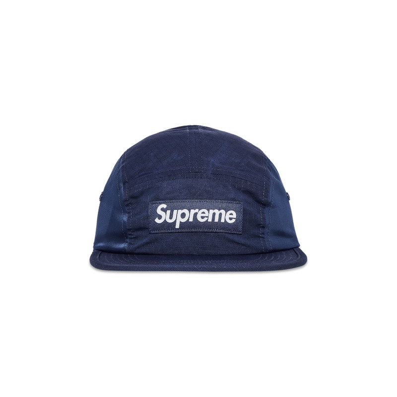 Supreme Waxed Ripstop Camp Cap 'Navy' - 1