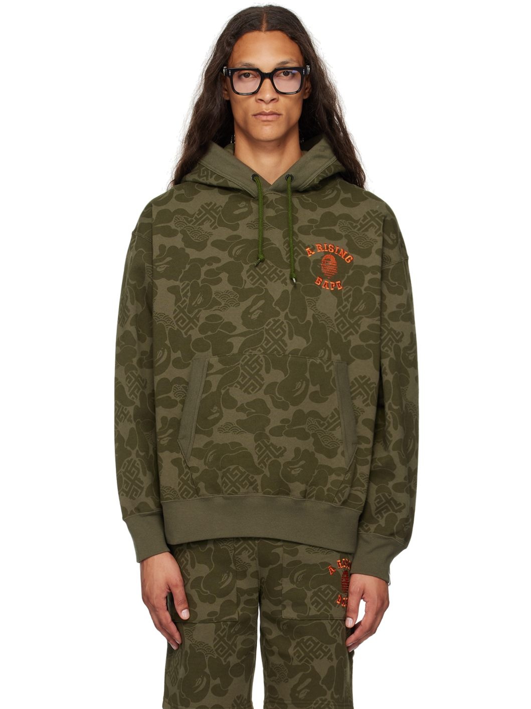 Khaki Asia Camo Hoodie - 1