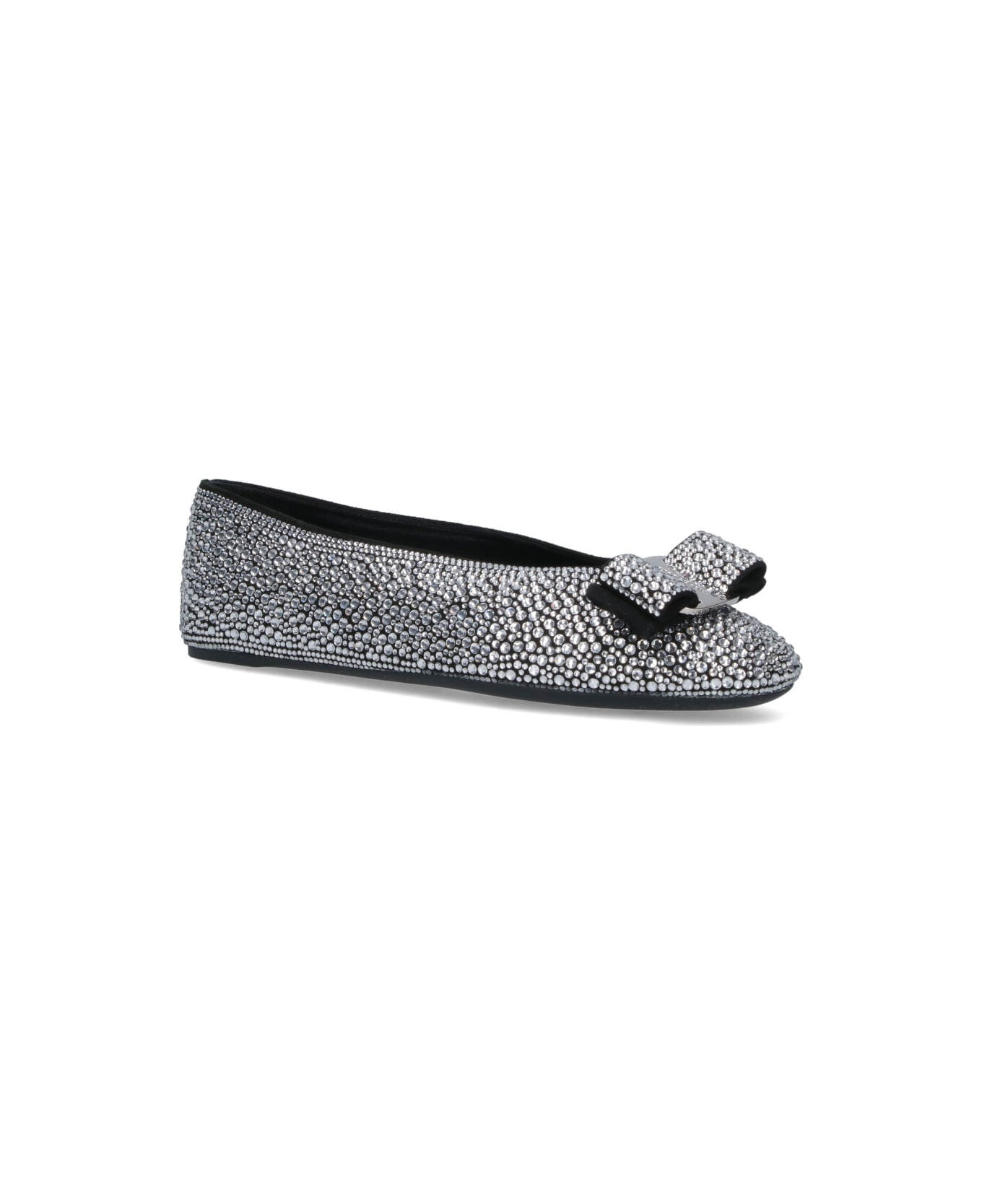 Ballet Flats With Rhinestones - 2