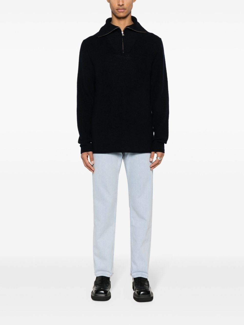 Carl wool zip-up jumper - 2