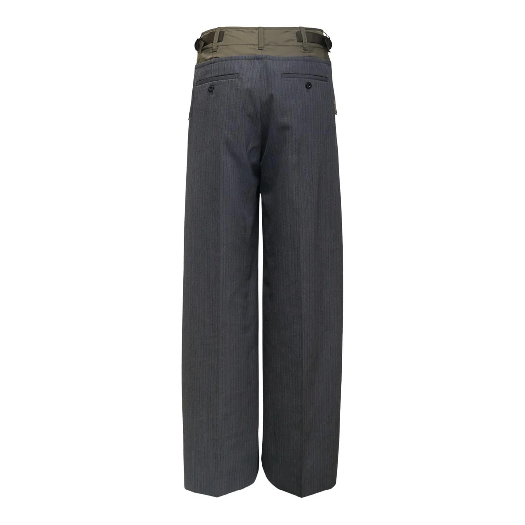 Stripe Doeskin Pants - 2