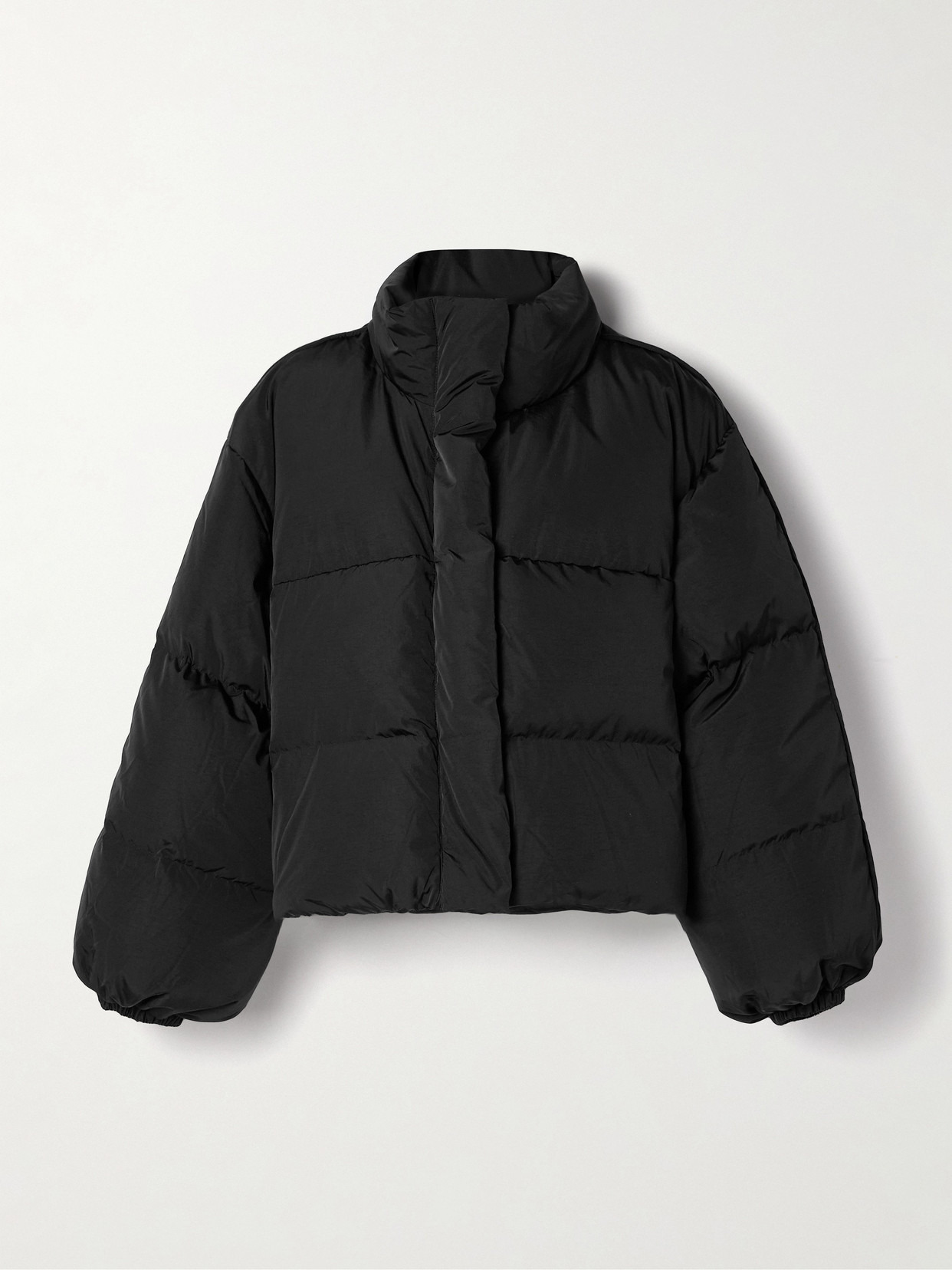 Cropped Quilted Shell Down Jacket - 1