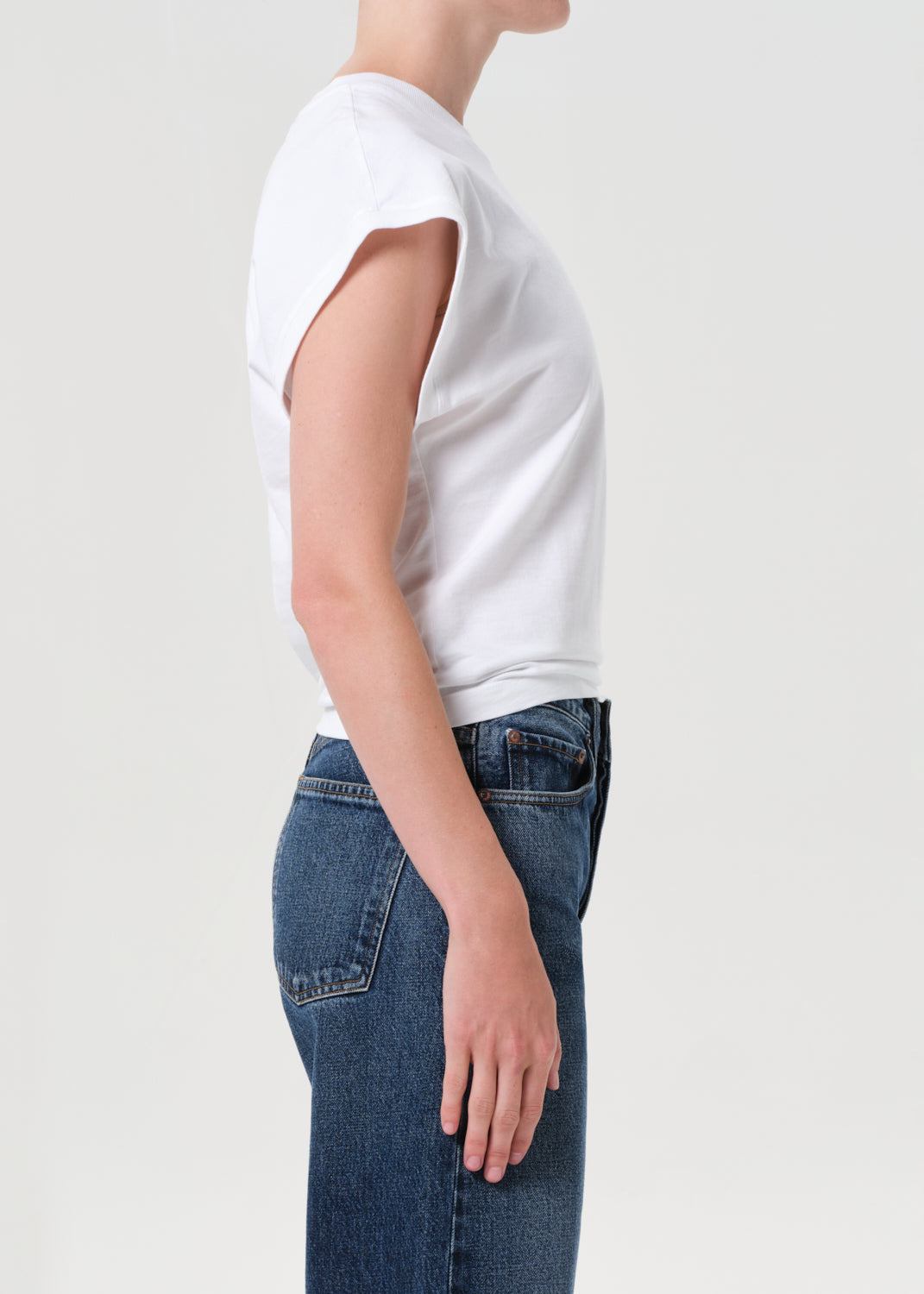 MEG TEE IN WHITE - 3