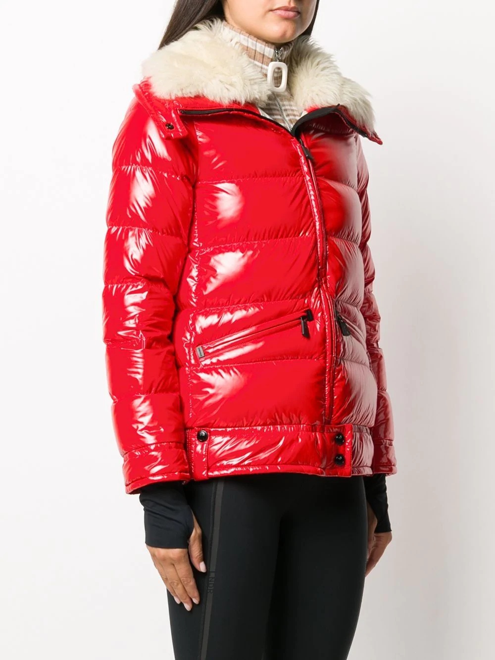 Arabba shearling-neck puffer jacket - 3