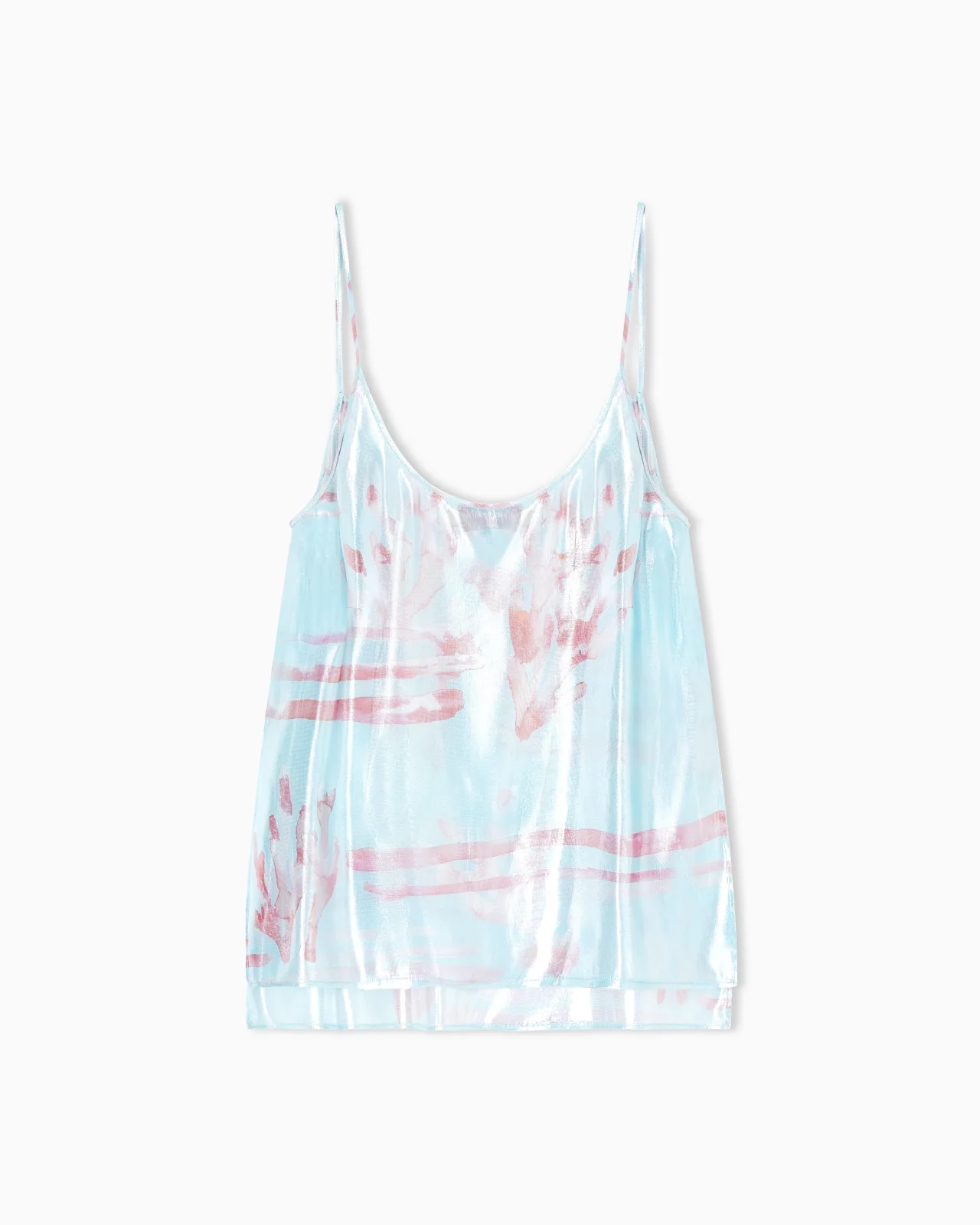 PRINTED LUREX VISCOSE TOP - 1