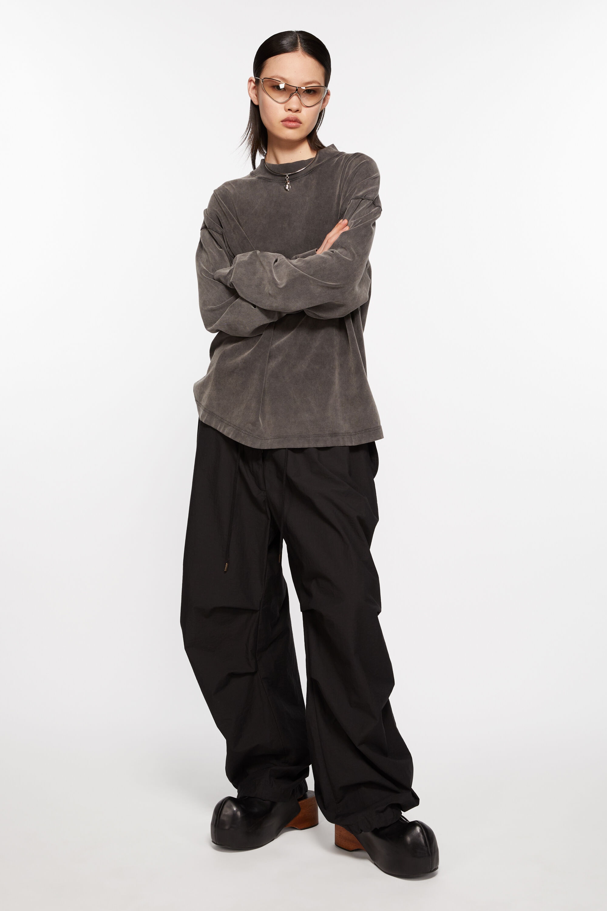 Relaxed fit trousers - Black - 5