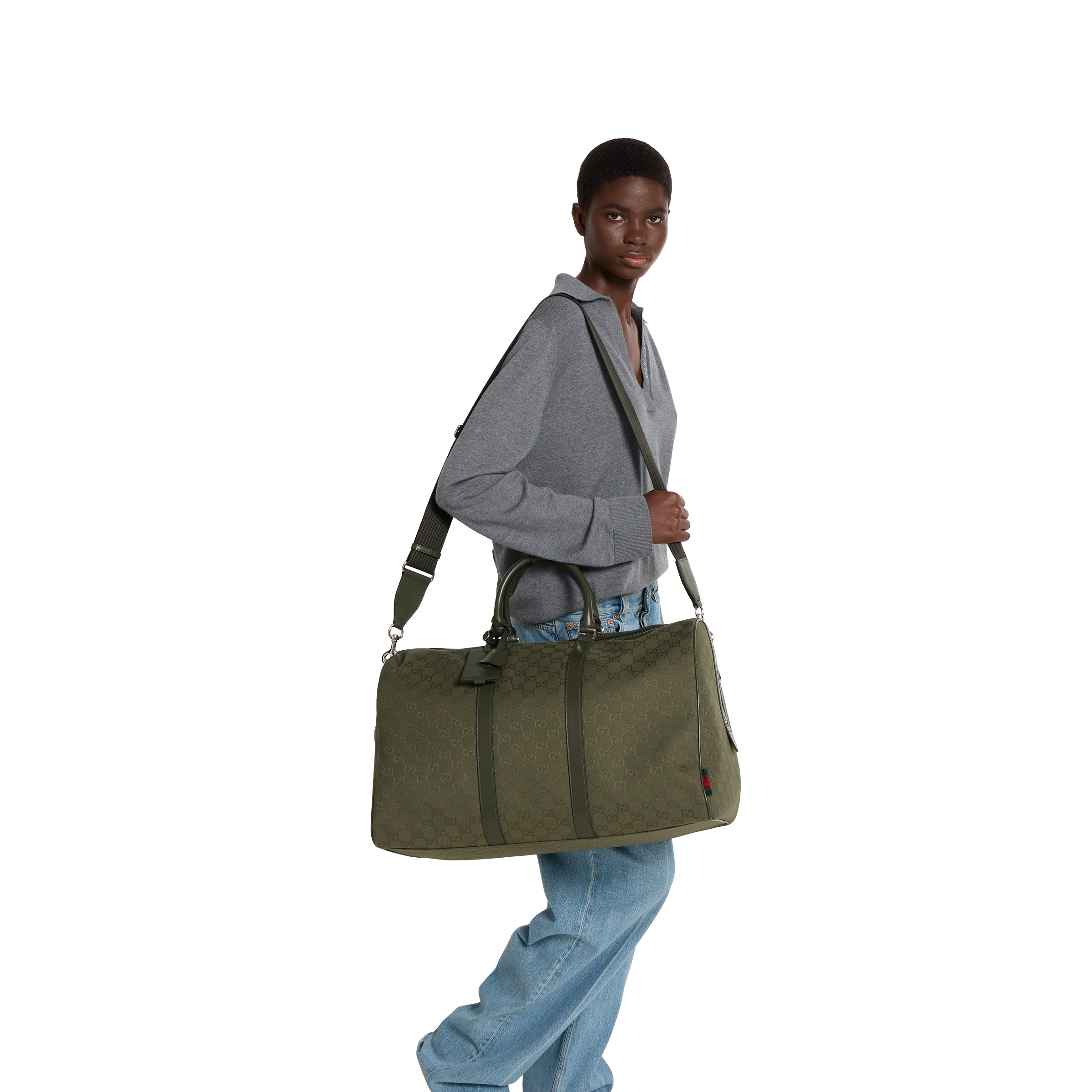 GG canvas large duffle bag - 5