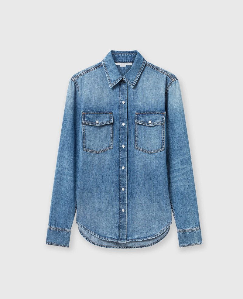 Vintage Wash Denim Shirt 1