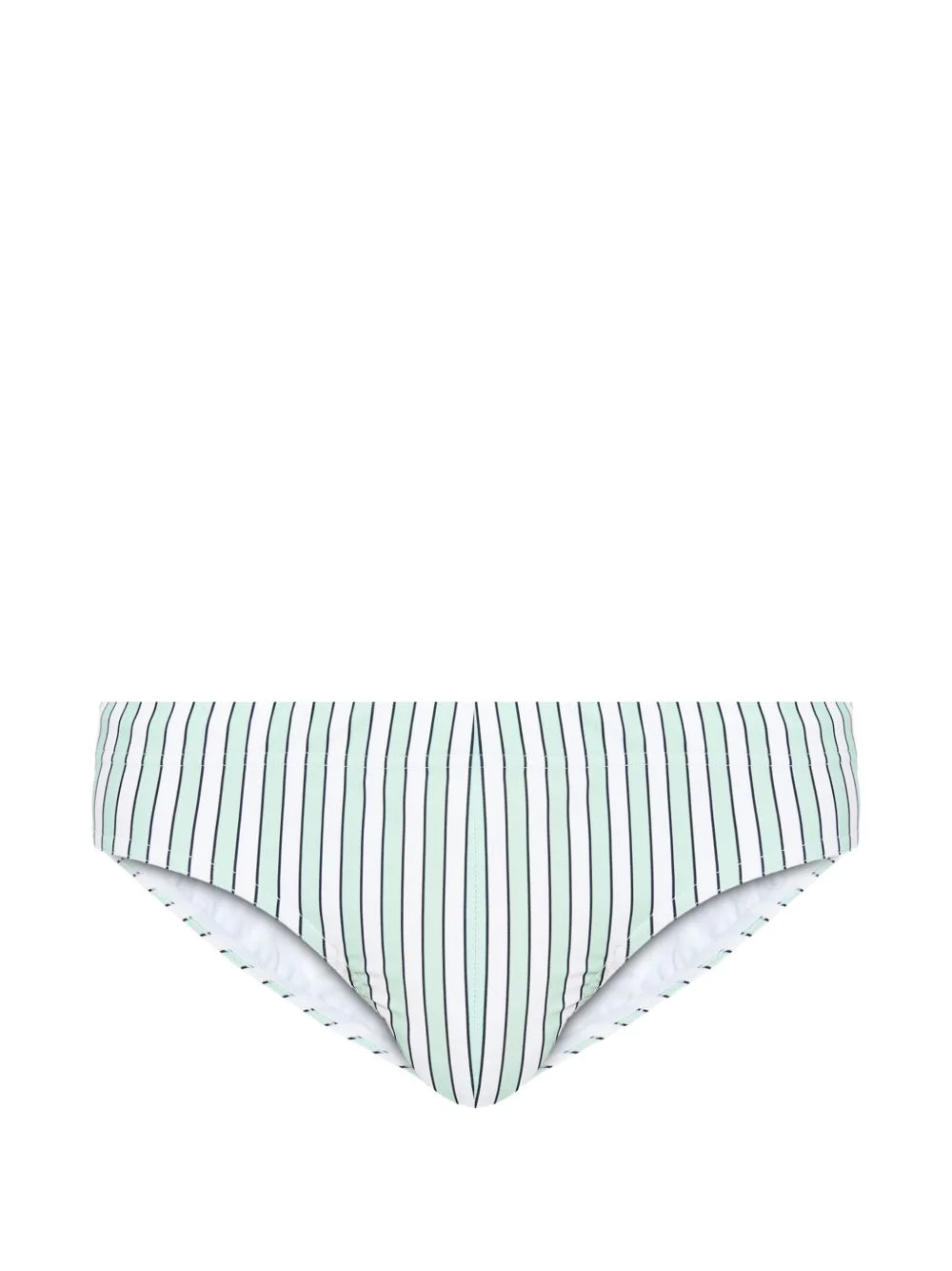 striped swim briefs - 1