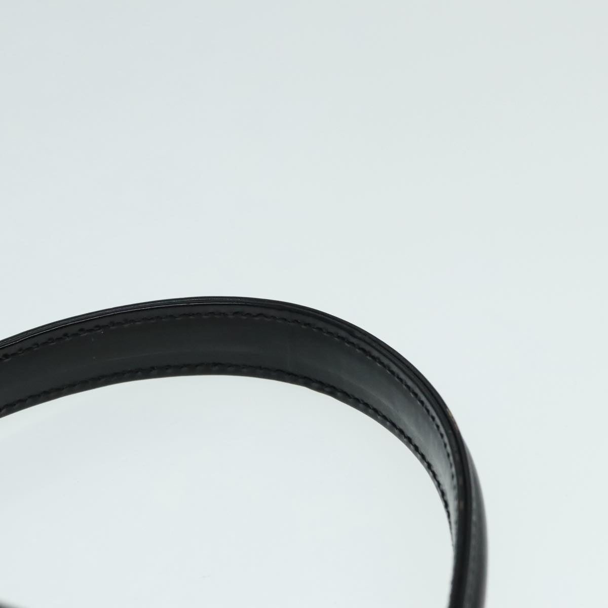GUCCI Hand Bag Enamel Black Gold - 8