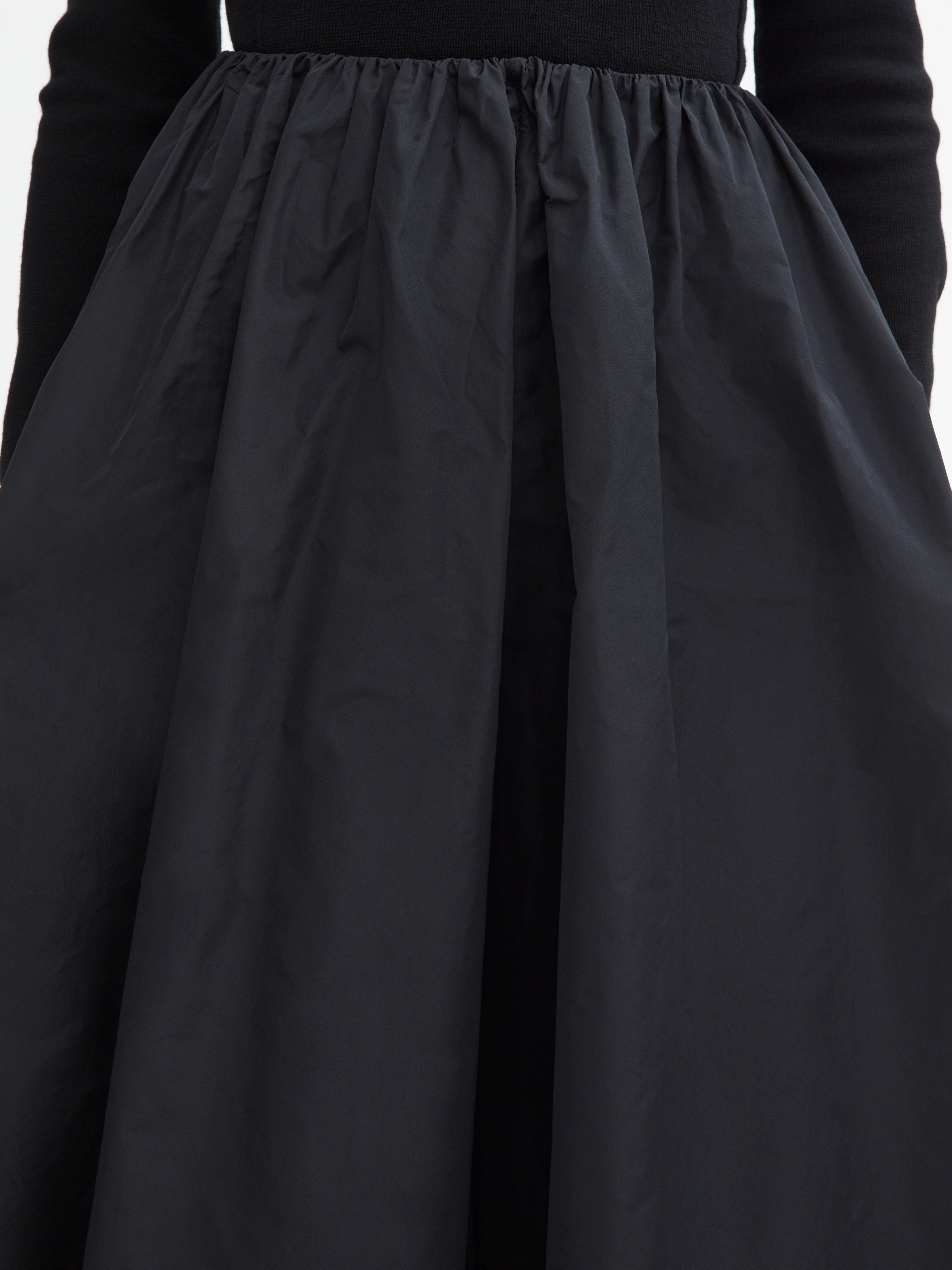 A-lined Silk Skirt - 4