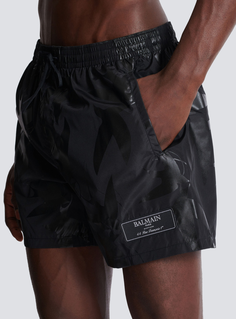 Swallow printed swim shorts 6