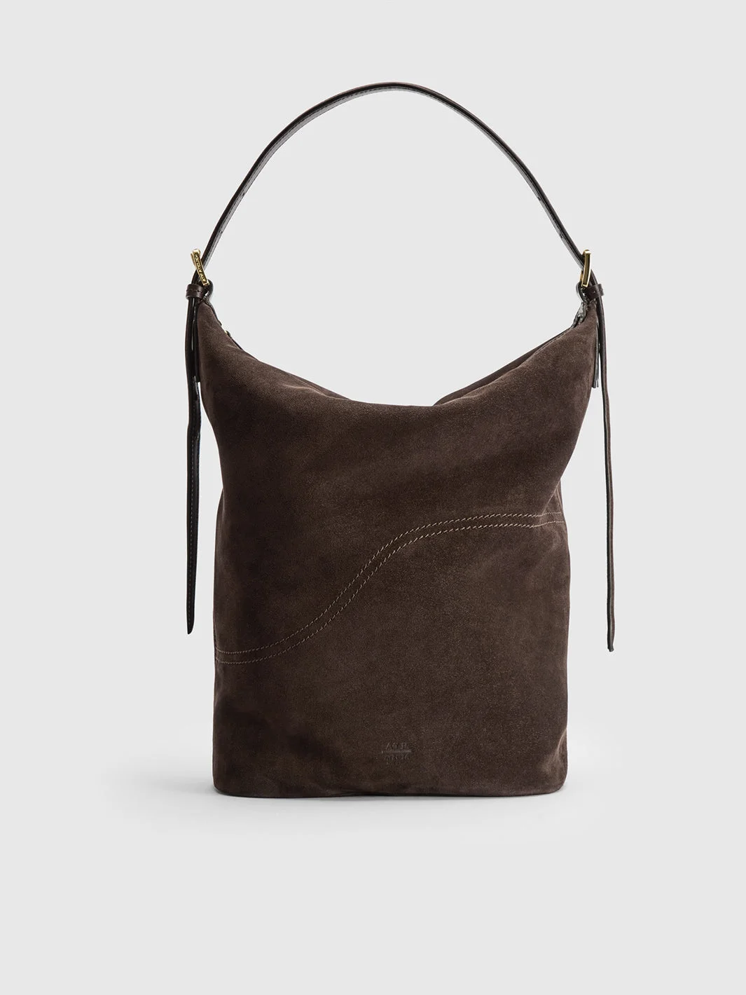 Tolve Walnut Suede Tote bag - 1