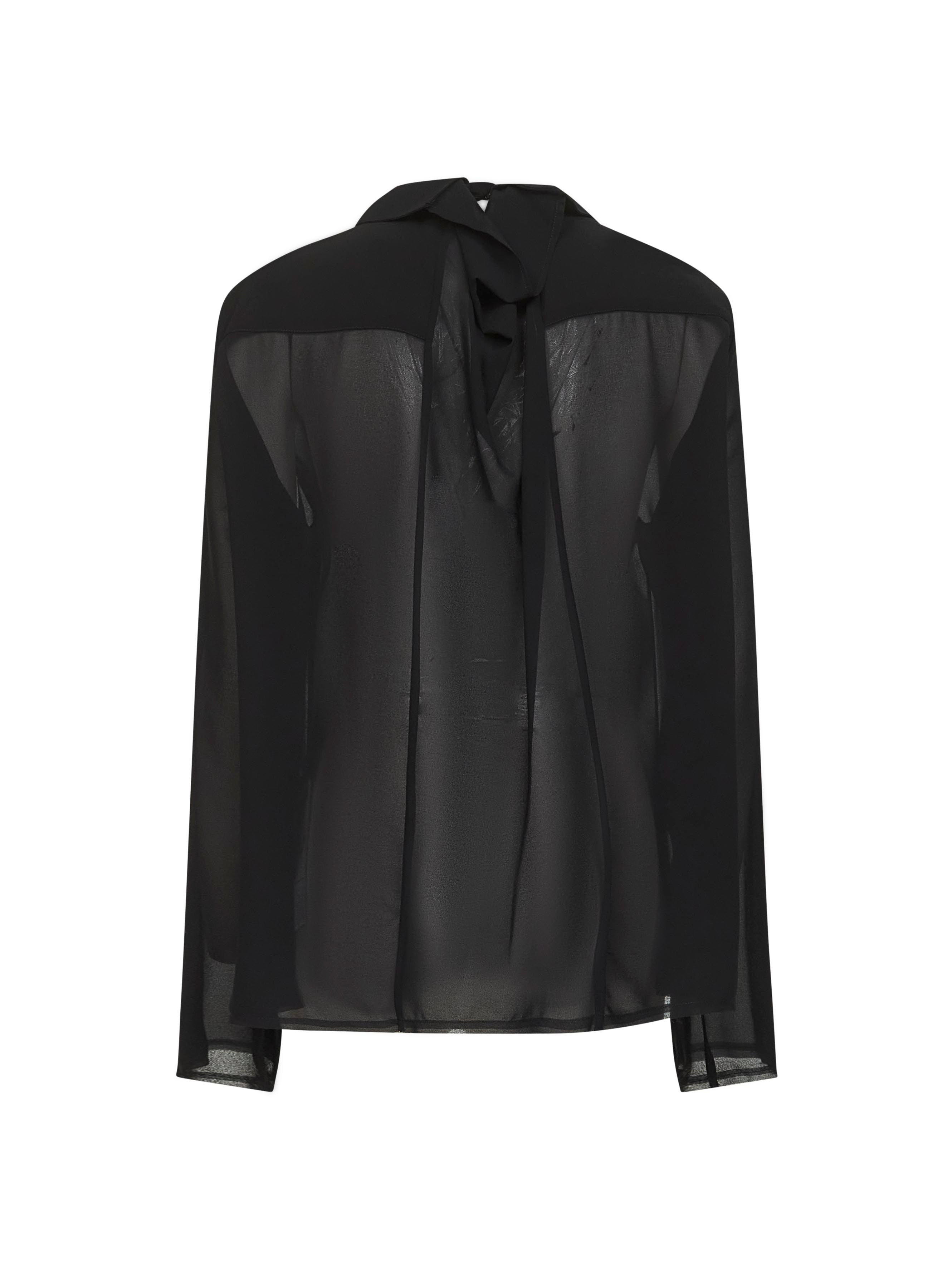 Black georgette shirt - 2
