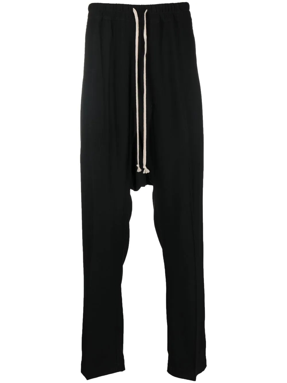 drop-crotch drawstring trousers - 1