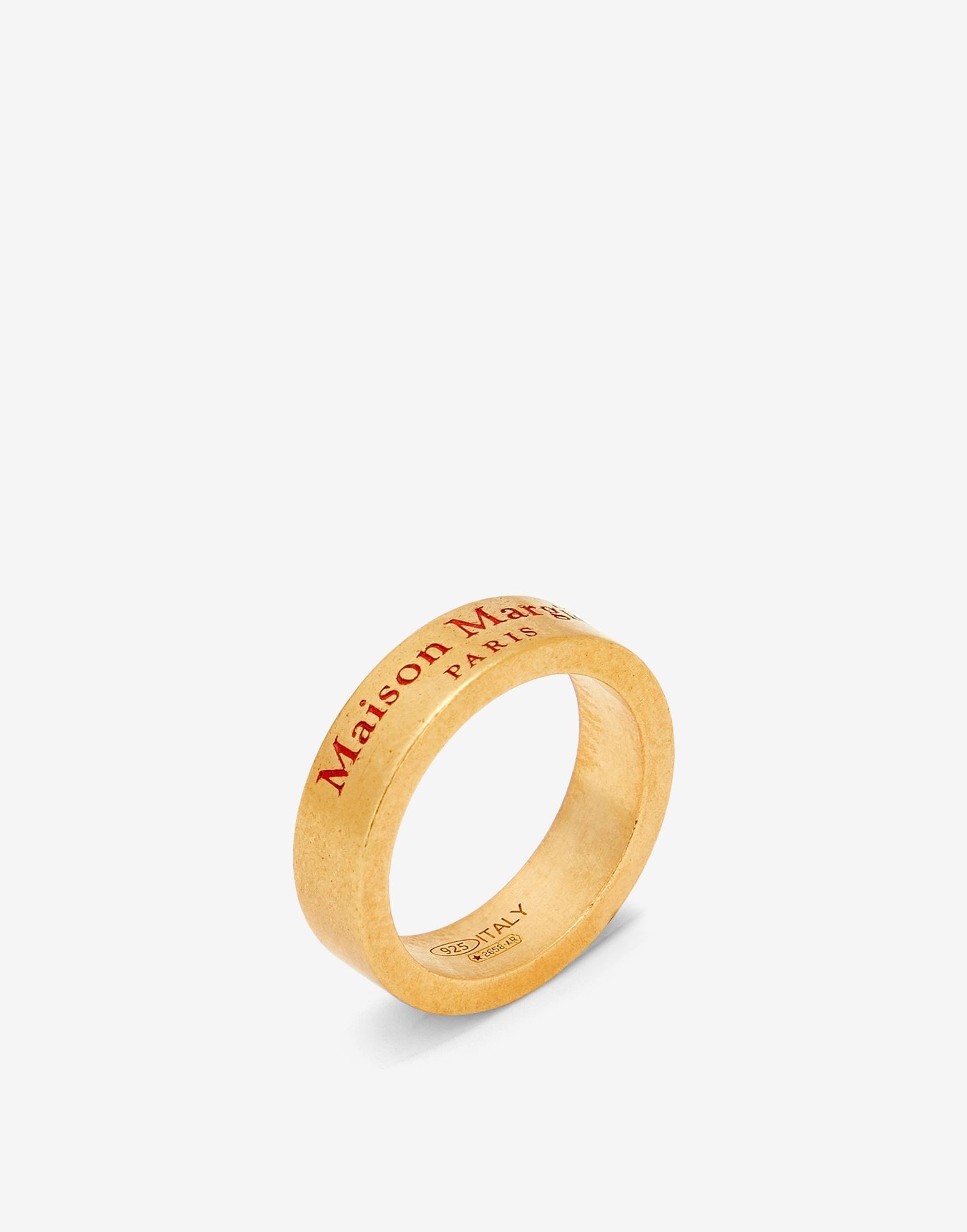 Logo engraved gold-plated ring - 3