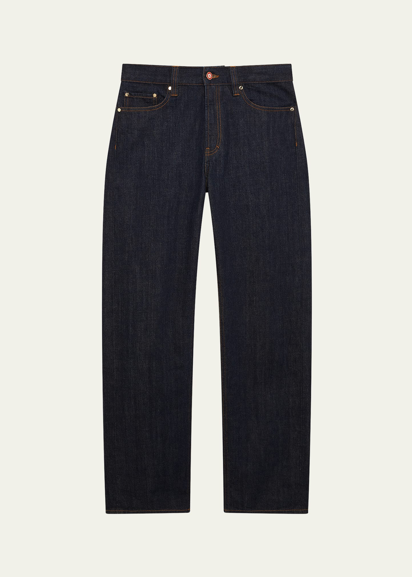Men's Laurel Straight-Fit Selvedge Denim Jeans - 1