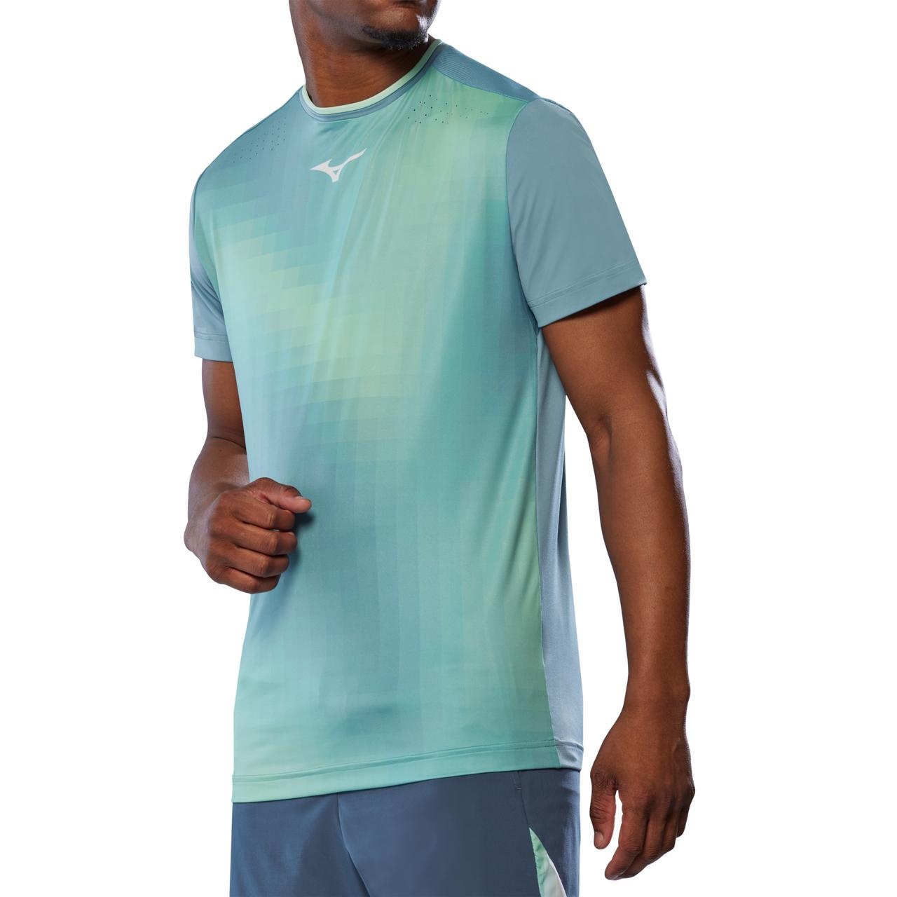 Mizuno Men's Shadow Graphic Tennis Tee - 3