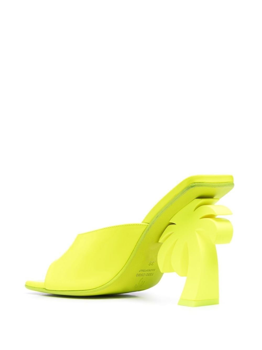 Palm Heel 110mm leather mules - 3
