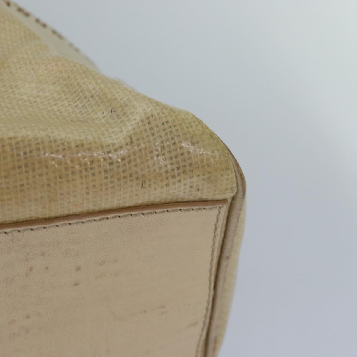 FENDI Hand Bag Vinyl Beige - 14