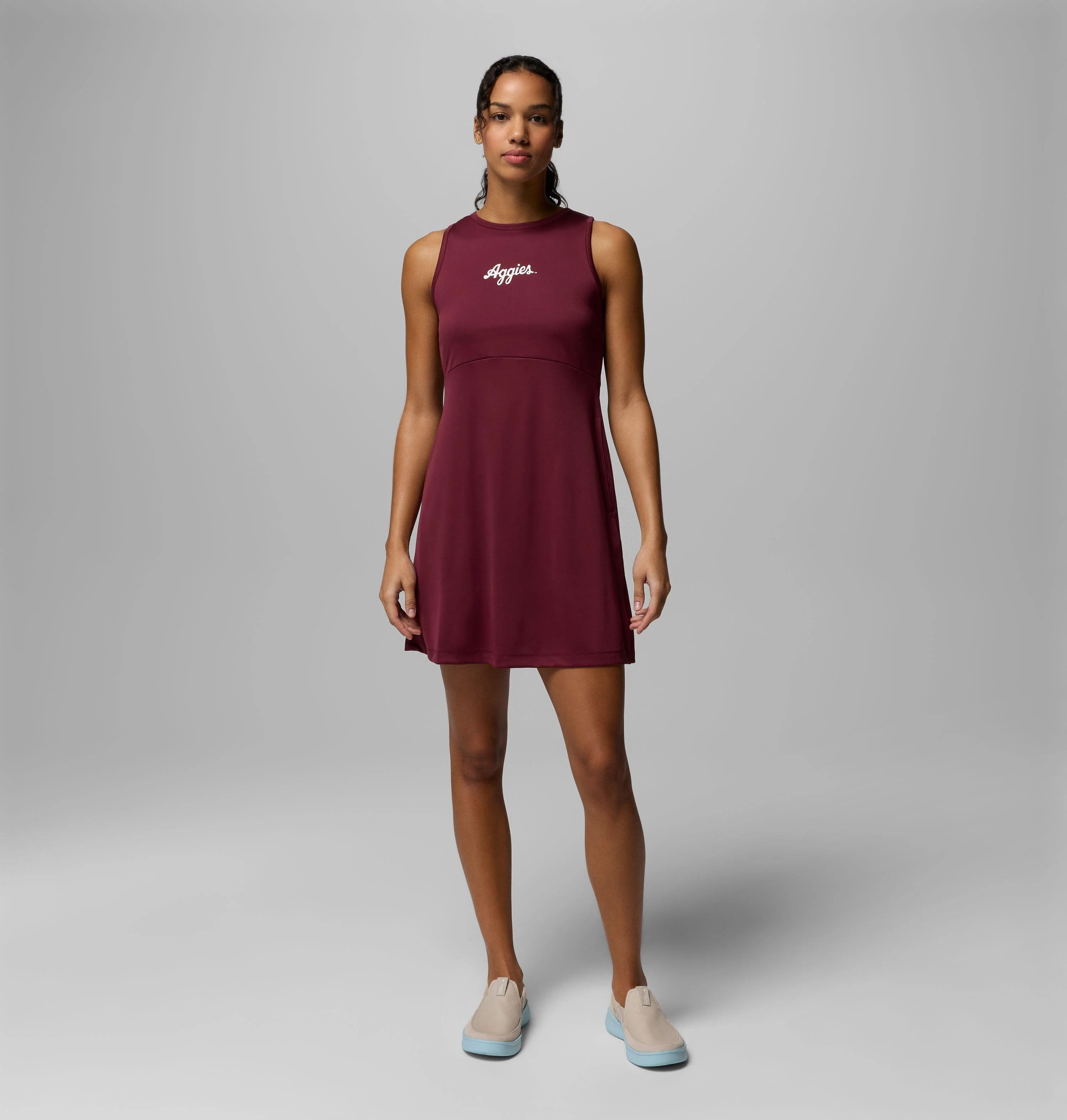 Women's Collegiate PFG Tidal Tank Dress - Texas A&M - 1
