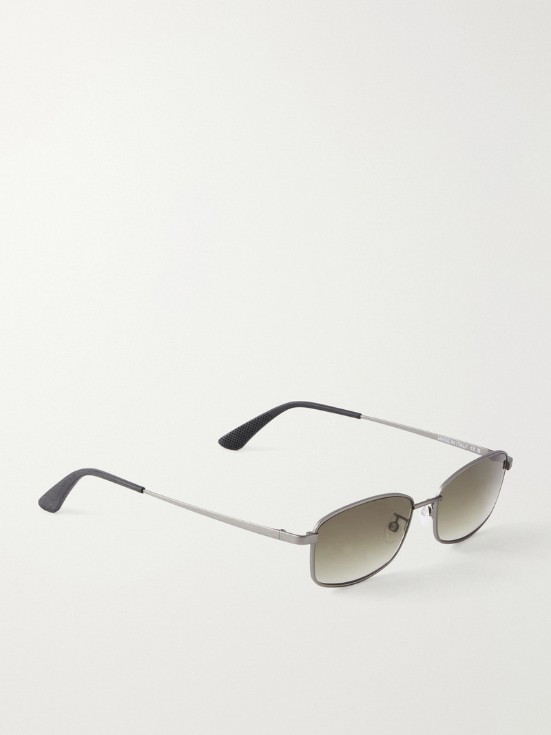 Librarian Round-Frame Metal Sunglasses 4
