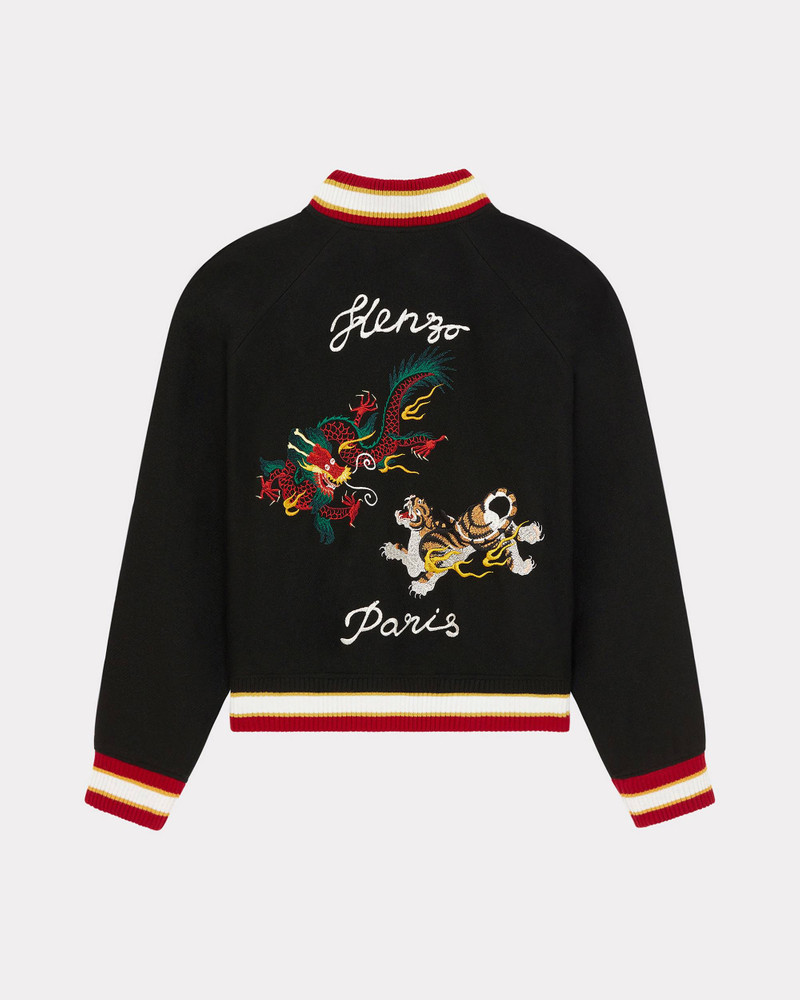 KENZO 'Year of the Dragon' reversible embroidered genderless jacket outlook