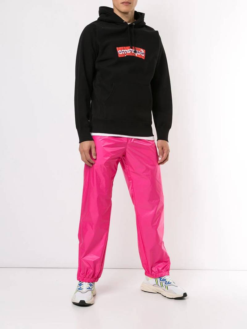 Supreme x Commes Des Garcon logo hoodie outlook