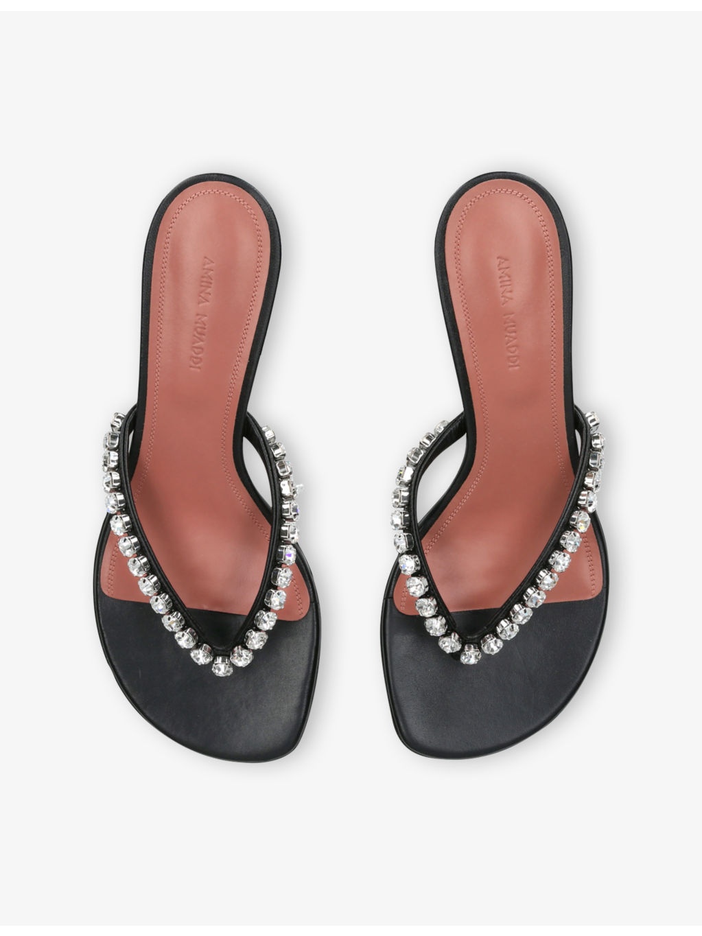 Gigi Thong 45 Leather Heeled Sandals - 2