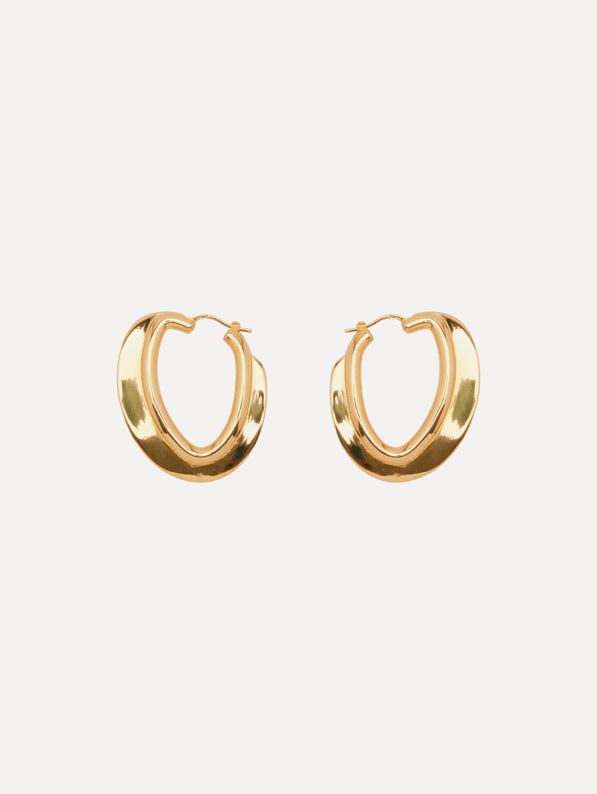 O DISK HOOP EARRINGS - 3
