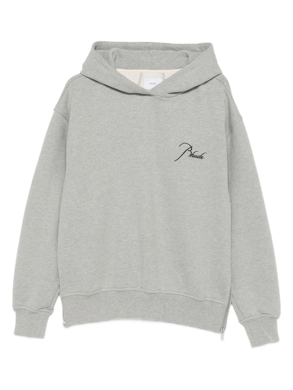 logo-embroidery hoodie - 1