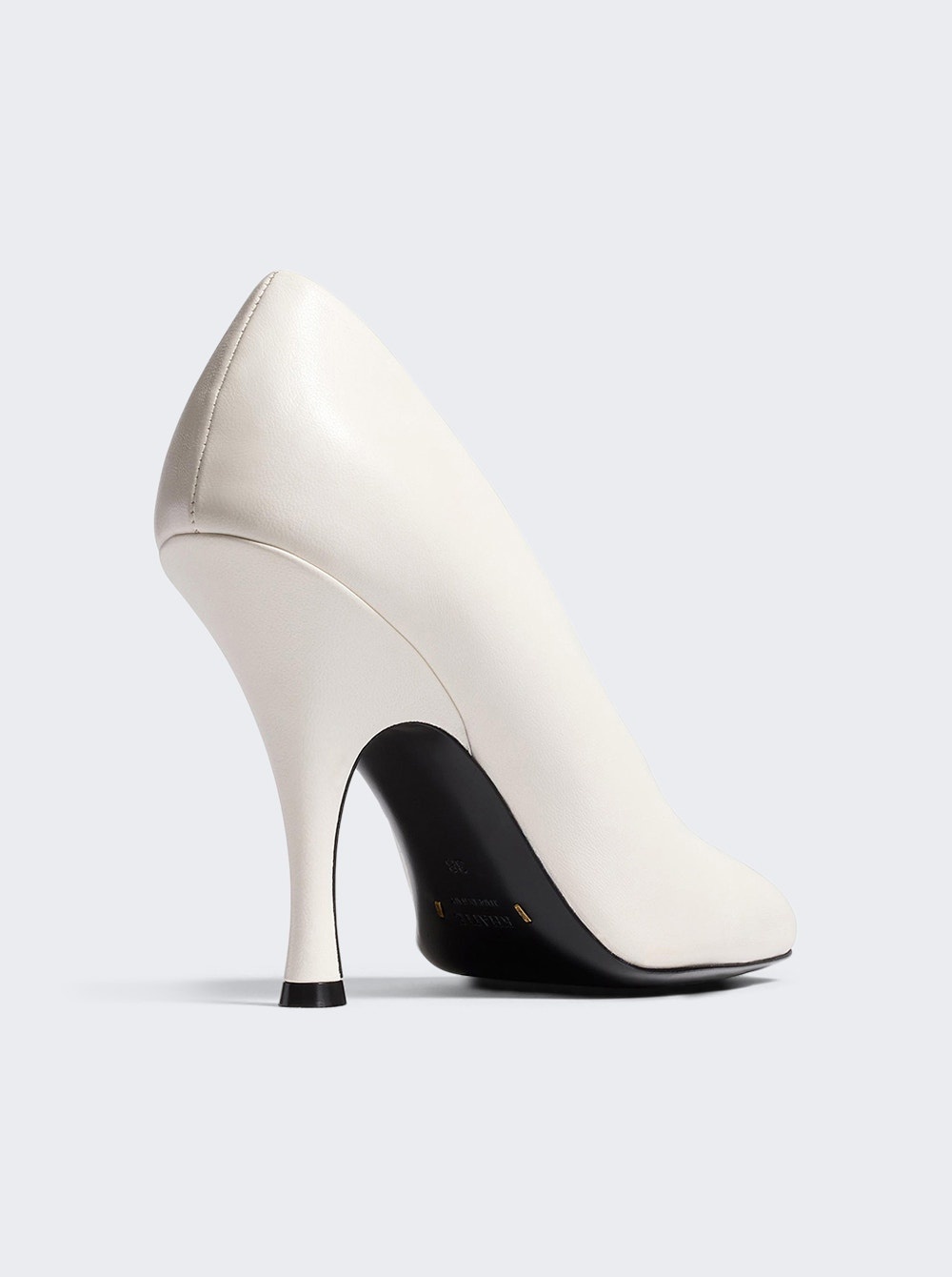 Eva Peep Toe Pump 100 Optic White - 4