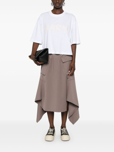 Marni cropped organic cotton T-shirt outlook