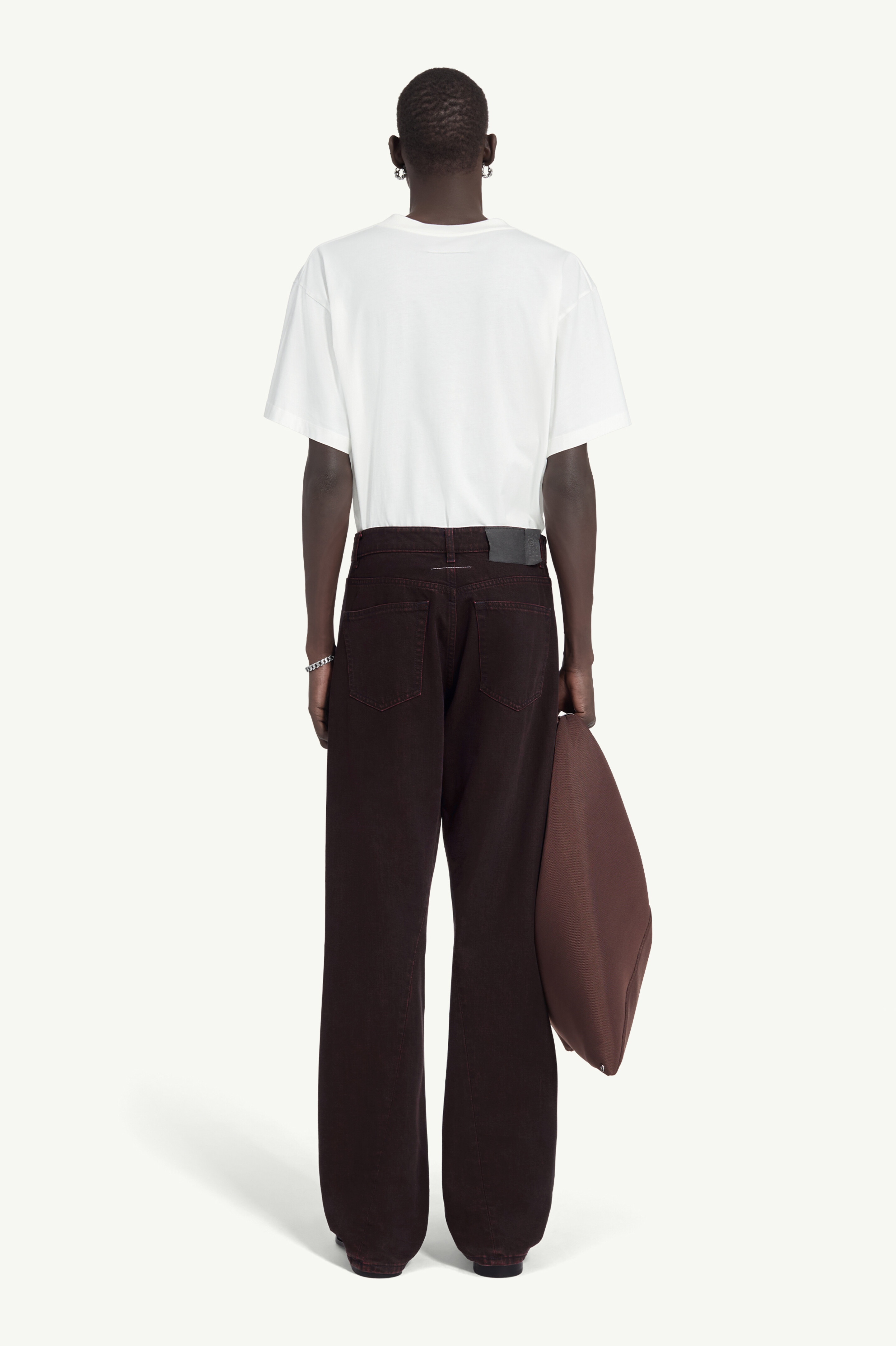 Burgundy jeans - 4