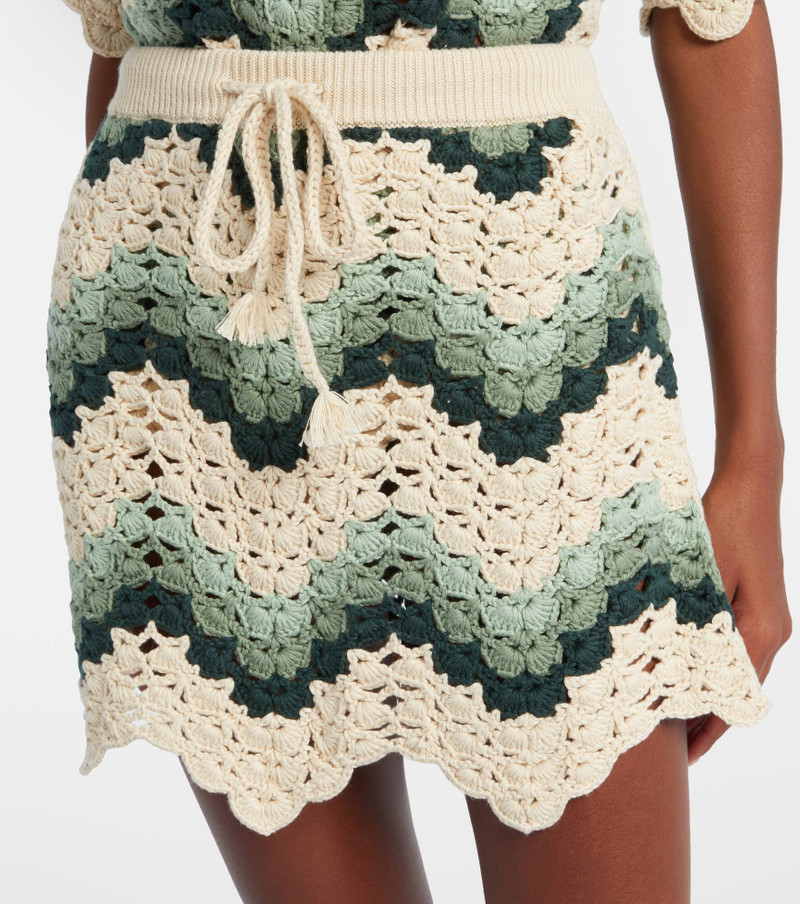 Tidal Hali cotton crochet miniskirt 4