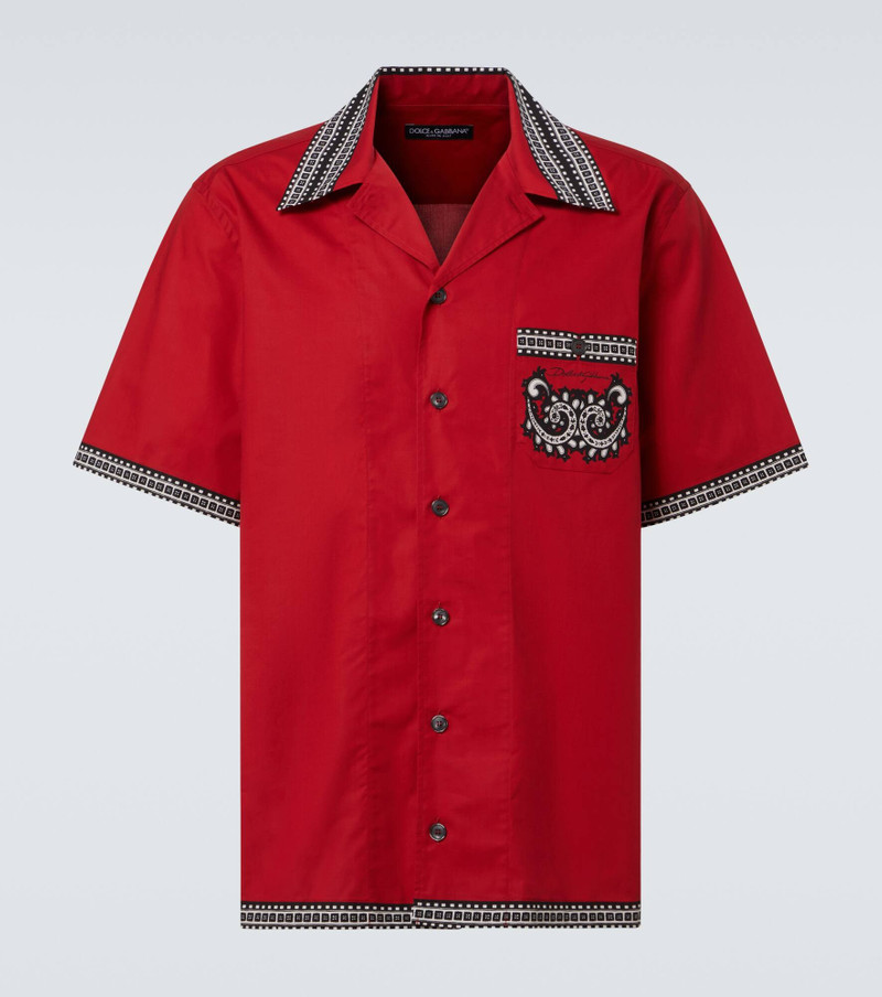 Bandana cotton bowling shirt - 1